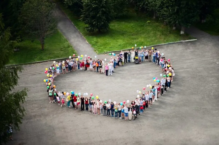 A flash mob in remembrance