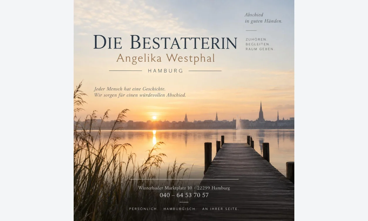 Die Bestatterin Angelika Westphal