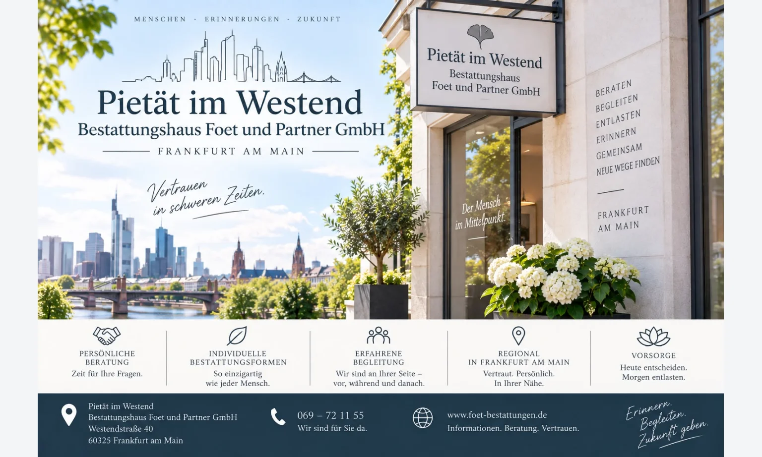 Pietät im Westend Bestattungshaus Vöth & Partner GmbH